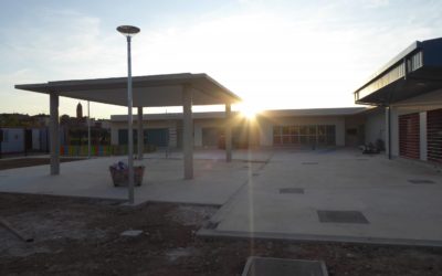Levitec finaliza las obras del nuevo colegio de Binéfar, que ha comenzado a funcionar este curso