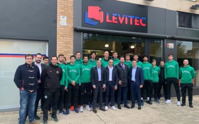 Levitec y el Club Baloncesto Peñas Huesca renuevan su patrocinio un año más