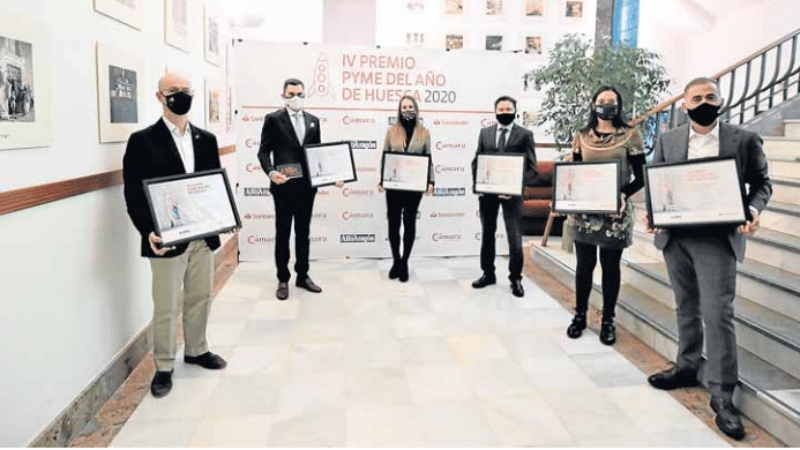 Levitec recibe el accésit a la Formación y el Empleo en el Premio Pyme del año Huesca